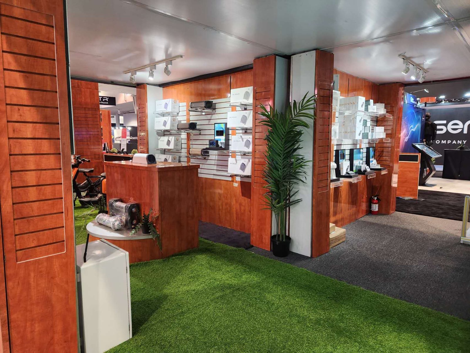 Nuairs and partner showroom display