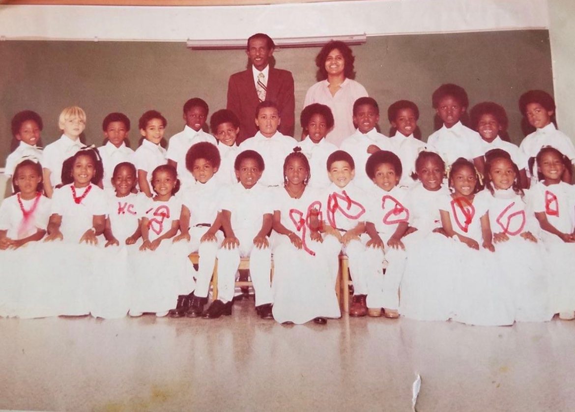 Young Lael in kindergarten
