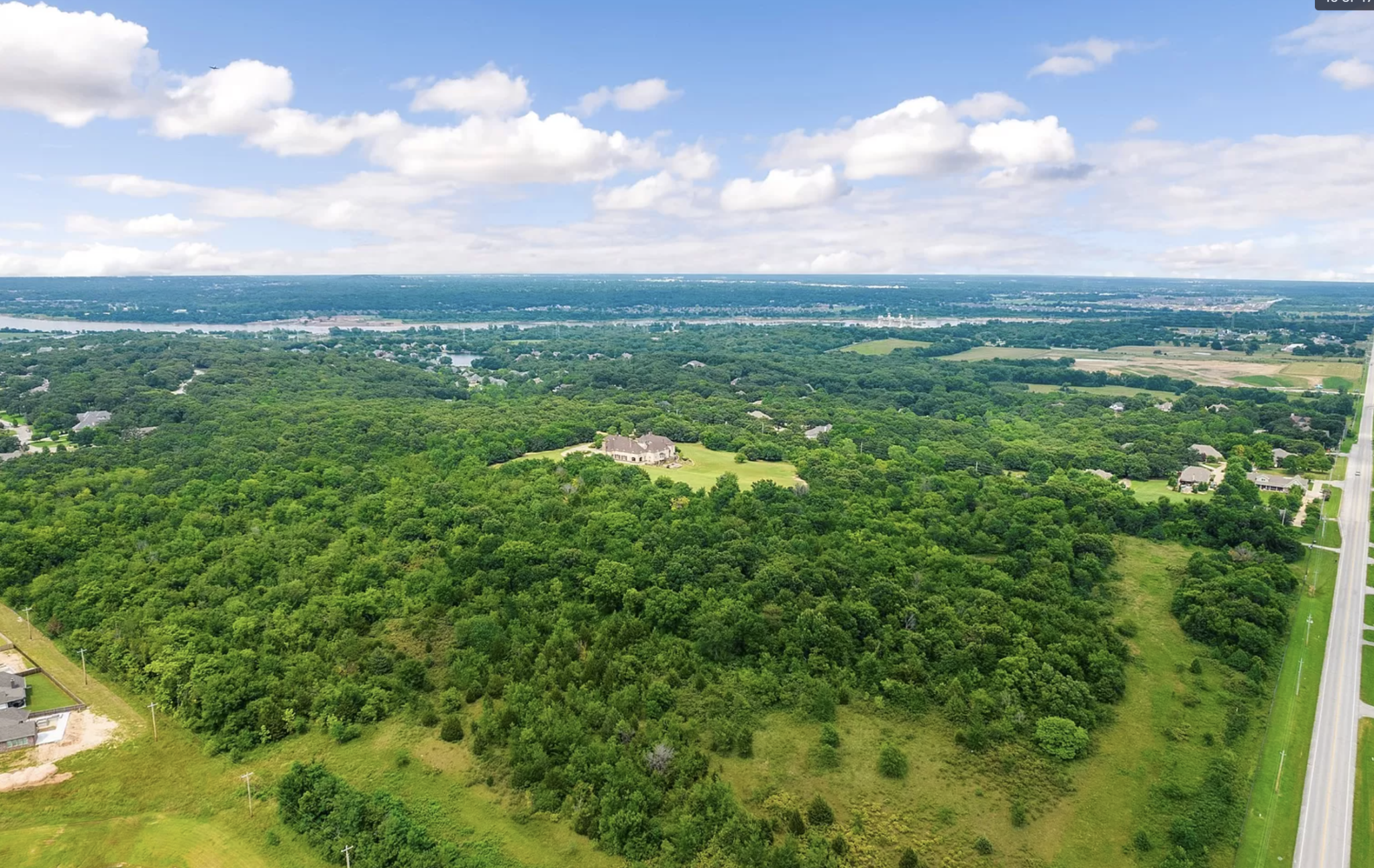Estate aerial view