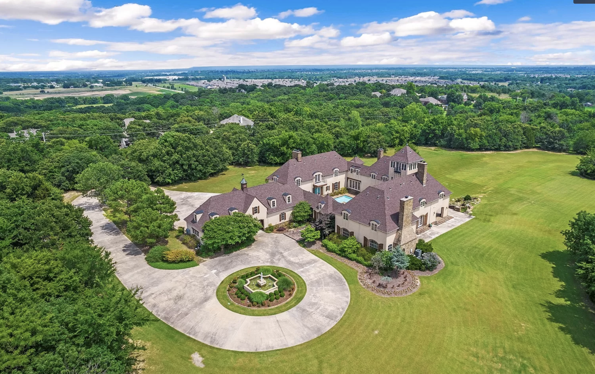 Estate aerial view